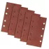 GRAPHITE Hârtie abrazivă, velcro 93x185mm, K60, perforată, 5buc 55H737