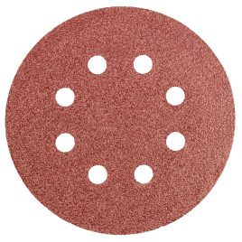   GRAPHITE Hârtie abrazivă, cu arici 125mm, K60, 8 găuri, 5buc 55H940