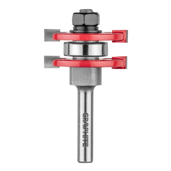 GRAPHITE Freză superioară, dublu canelat 41 x 6.35mm, 8mm 56H221