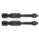 GRAPHITE Bit de impact cu torsiune PH2x50mm, 2buc 56H519