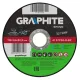 GRAPHITE Disc de tăiere pentru piatră 115x1.6mm 57H720