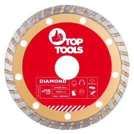 Top Tools Disc diamantat de tăiere 115mm turbo 61H335