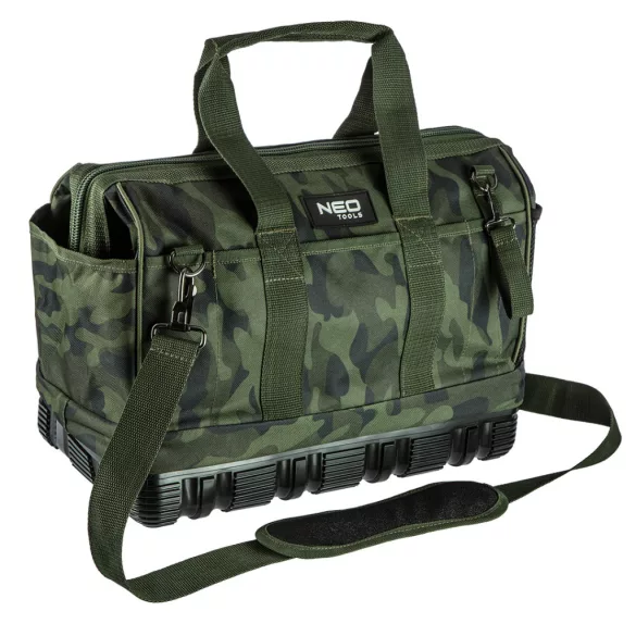 Geantă de unelte camuflaj NEO TOOLS, 40x22x33cm, poliester 600D 84-322