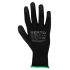 VERTO Mănuși de lucru, mănuși de grădinărit, acoperire PU, 3131X, 9", partea superioară respirabilă 97H137