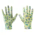 Mănuși de grădinărit VERTO, acoperire cu nitril, model floral, 4131X, 9", material respirabil 97H142