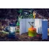 Lampă de camping NEO TOOLS, 3 funcții, pliabilă, 200 lumeni, pe baterii 3xAA, LED COB, 3W 99-030