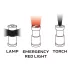 Lampă de camping NEO TOOLS, 3 funcții, pliabilă, 200 lumeni, pe baterii 3xAA, LED COB, 3W 99-030