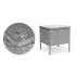 Set mobilier de grădină cu efect de ratan – masă și scaune, gri, MultiGarden