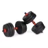 Set haltere ajustabile 2x20 kg cu bară de 40 kg
