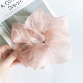 Elastic de păr din material unic