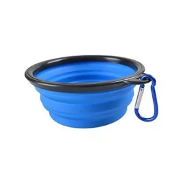   Bol de hrană și apă portabil din latex pentru câini (350ML)