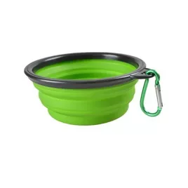   Bol de hrană și apă portabil din latex pentru câini (350ML)