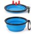 Bol de hrană și apă portabil din latex pentru câini (350ML)