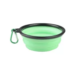   Bol de hrană și apă portabil din latex pentru câini (350ML)