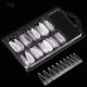 Set de tips pentru unghii false transparente