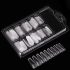 Set de tips pentru unghii false transparente