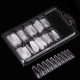 Set de tips pentru unghii false transparente