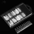 Set de tips pentru unghii false transparente