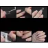 Set de tips pentru unghii false transparente