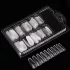 Set de tips pentru unghii false transparente
