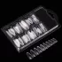 Set de tips pentru unghii false transparente