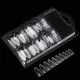 Set de tips pentru unghii false transparente