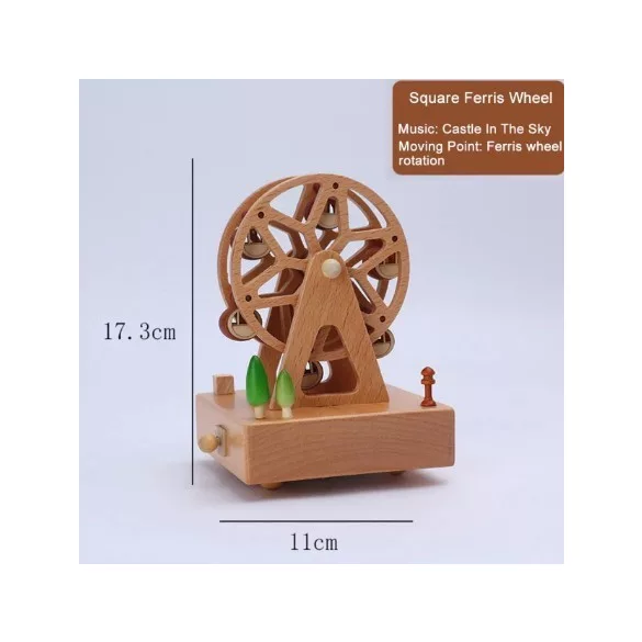 Cutie muzicală din lemn