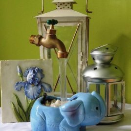 Decorațiune robinet de grădină plutitor