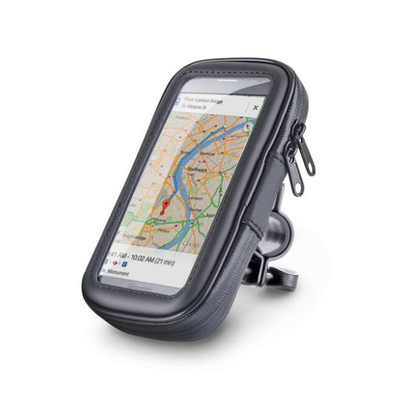 Suport impermeabil pentru telefon și GPS pentru bicicletă și motocicletă - mărime L