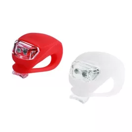 Set de lumini pentru bicicletă din silicon, impermeabil