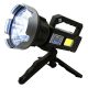Lampă de căutare mică de mână Extra puternică cu LED cu acumulator și trepied 300M, 100 W - COBA-CB-T200