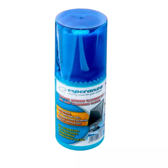 Spray de curățare Esperanza și cârpă din microfibră