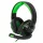 Căști stereo gaming Esperanza Venom cu microfon verde