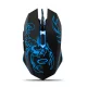 Esperanza mouse de gaming USB cu fir albastru