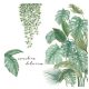 Vis tropical autocolant de perete