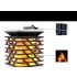 Lampa solară de grădină suspendabilă cu efect de flacără, 75 LED-uri