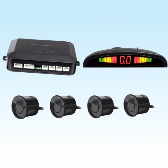 Senzori de parcare cu afișaj LCD și 4 senzori