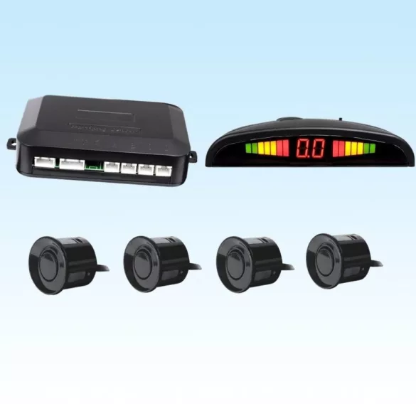 Senzori de parcare cu afișaj LCD și 4 senzori