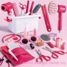   Set de joc pentru frizerie cu efecte sonore și luminoase pentru salon