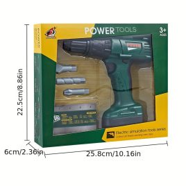 Set de Joacă cu Burghiu Electric Realist