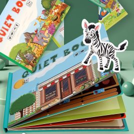 Carte de activități cu autocolante și joc puzzle