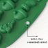 1buc, Formă de ciocolată de Crăciun, formă din silicon 3D