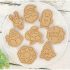 Set de 8 forme pentru biscuiți de Crăciun