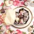 Formă de tort din silicon în formă de inimă, albă, pentru Valentine’s Day, Crăciun, Halloween, Ziua Recunoștinței, Ziua Mamei