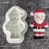 Formă din silicon, 3D Moș Crăciun ren spiriduș băiat