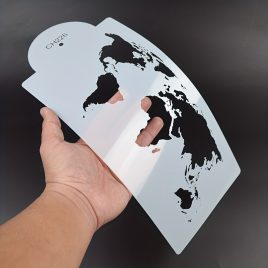   Formă pentru tort în formă de hartă, șablon decorare torturi