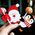Set de 100 suporturi de acadele de Crăciun - cu modele de Moș Crăciun, pinguin și om de zăpadă