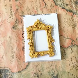 Forme din silicon pentru ciocolată - Design cadru vintage