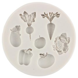   Formă din silicon cu tematică de legume pentru decorarea torturilor
