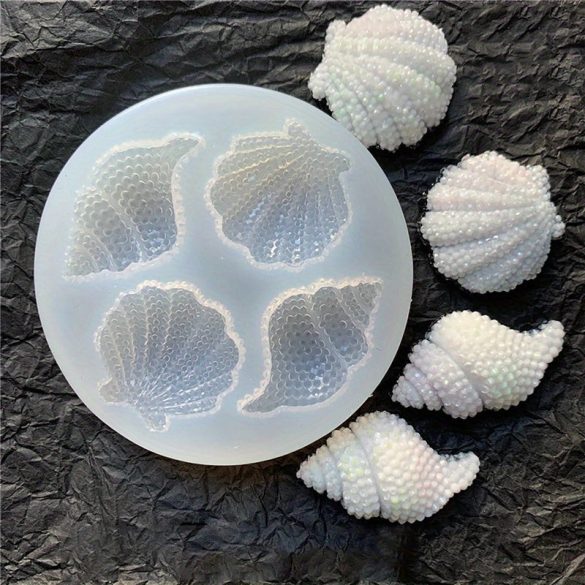 Formă decorativă din silicon în formă de scoică